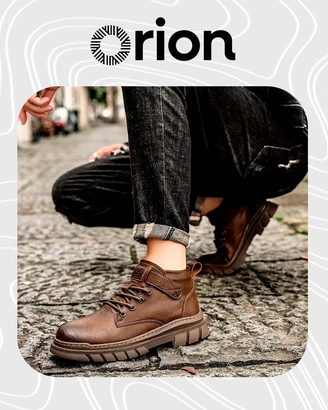 Bota Masculina Vanguard em Couro Legítimo – Brindes Exclusivos: Cinto, Carteira e Relógio
