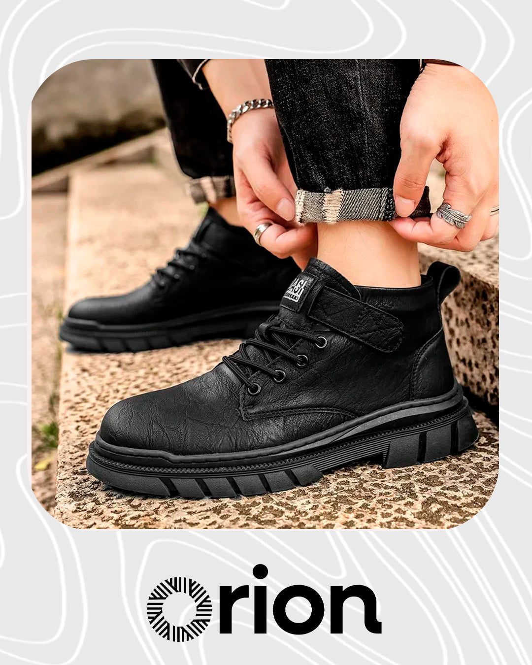 Bota Masculina Vanguard em Couro Legítimo – Brindes Exclusivos: Cinto, Carteira e Relógio