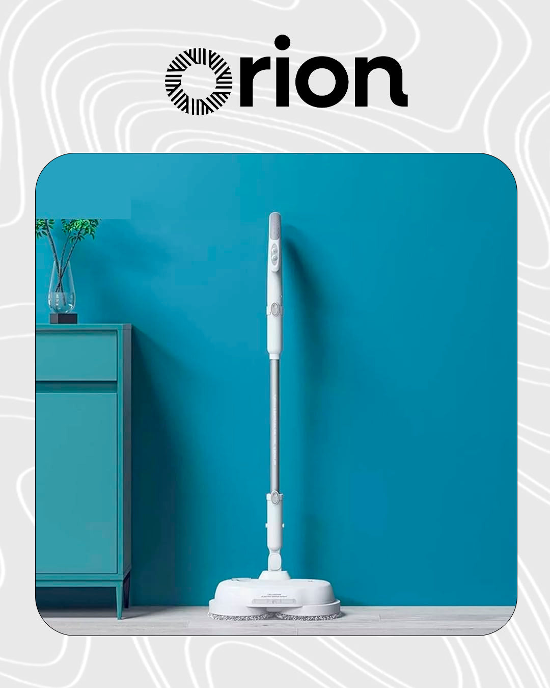 Mop Elétrico 2 em 1 Orion – Limpeza Eficiente e Prática para Sua Casa