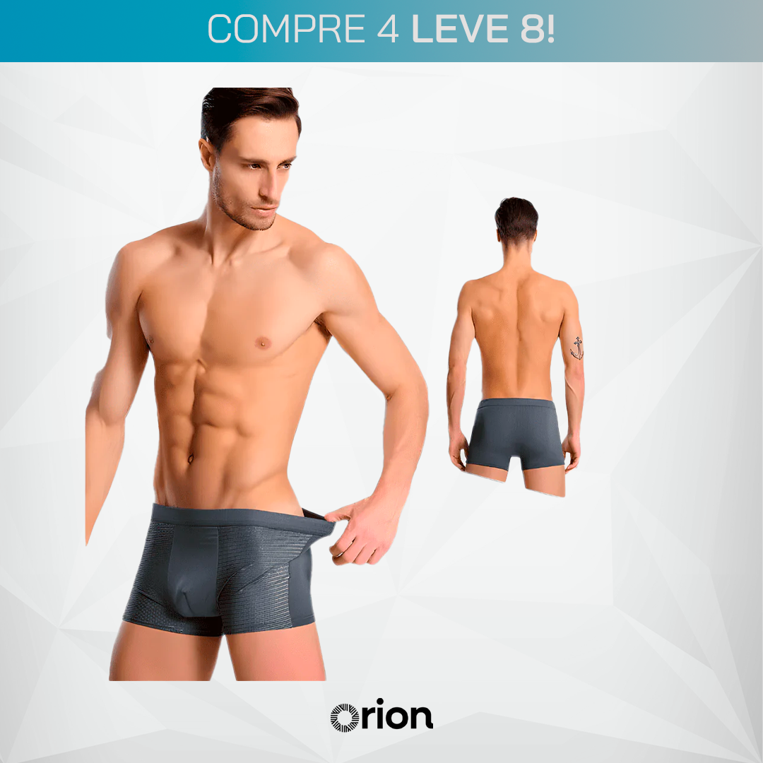 Kit Cueca Premium Respiráveis - Compre 4 e Leve 8
