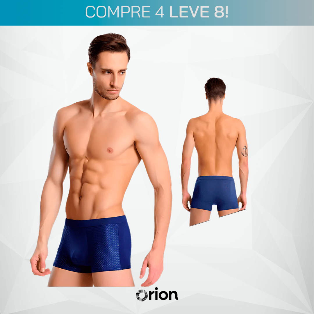 Kit Cueca Premium Respiráveis - Compre 4 e Leve 8