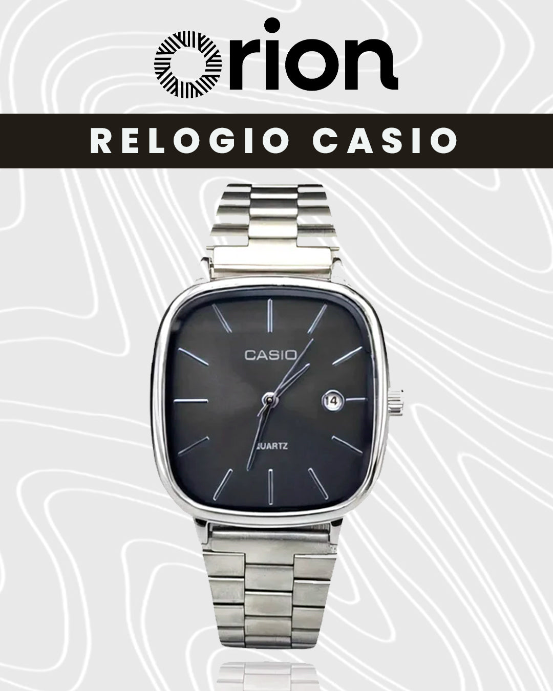 Relógio Casio Luxurious 36mm - Unissex Aço Inoxidável | à Prova D'Água