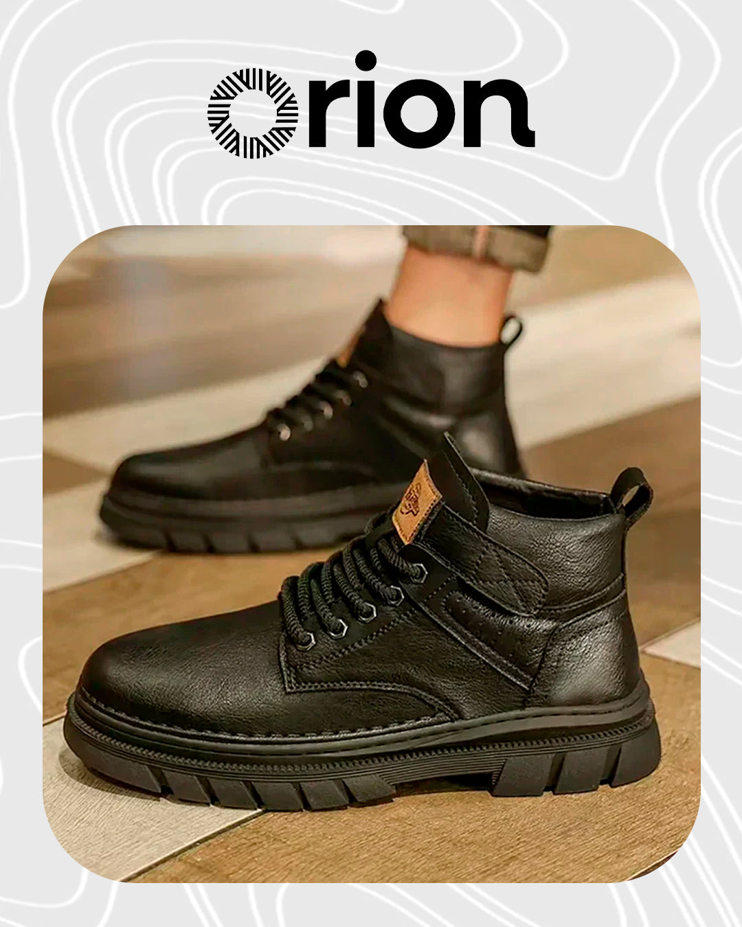 Bota Masculina Vanguard em Couro Legítimo – Brindes Exclusivos: Cinto, Carteira e Relógio