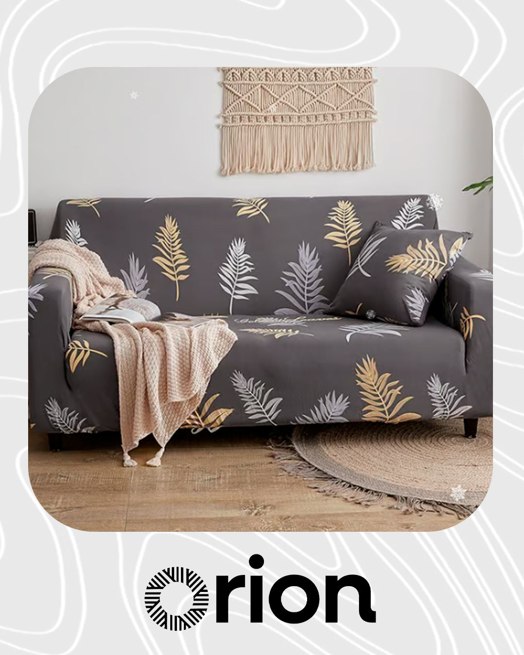 Conjunto Capa de Sofá Universal Impermeável + 4 Capas de Almofadas Premium