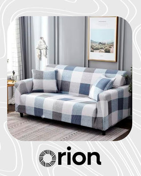 Conjunto Capa de Sofá Universal Impermeável + 4 Capas de Almofadas Premium