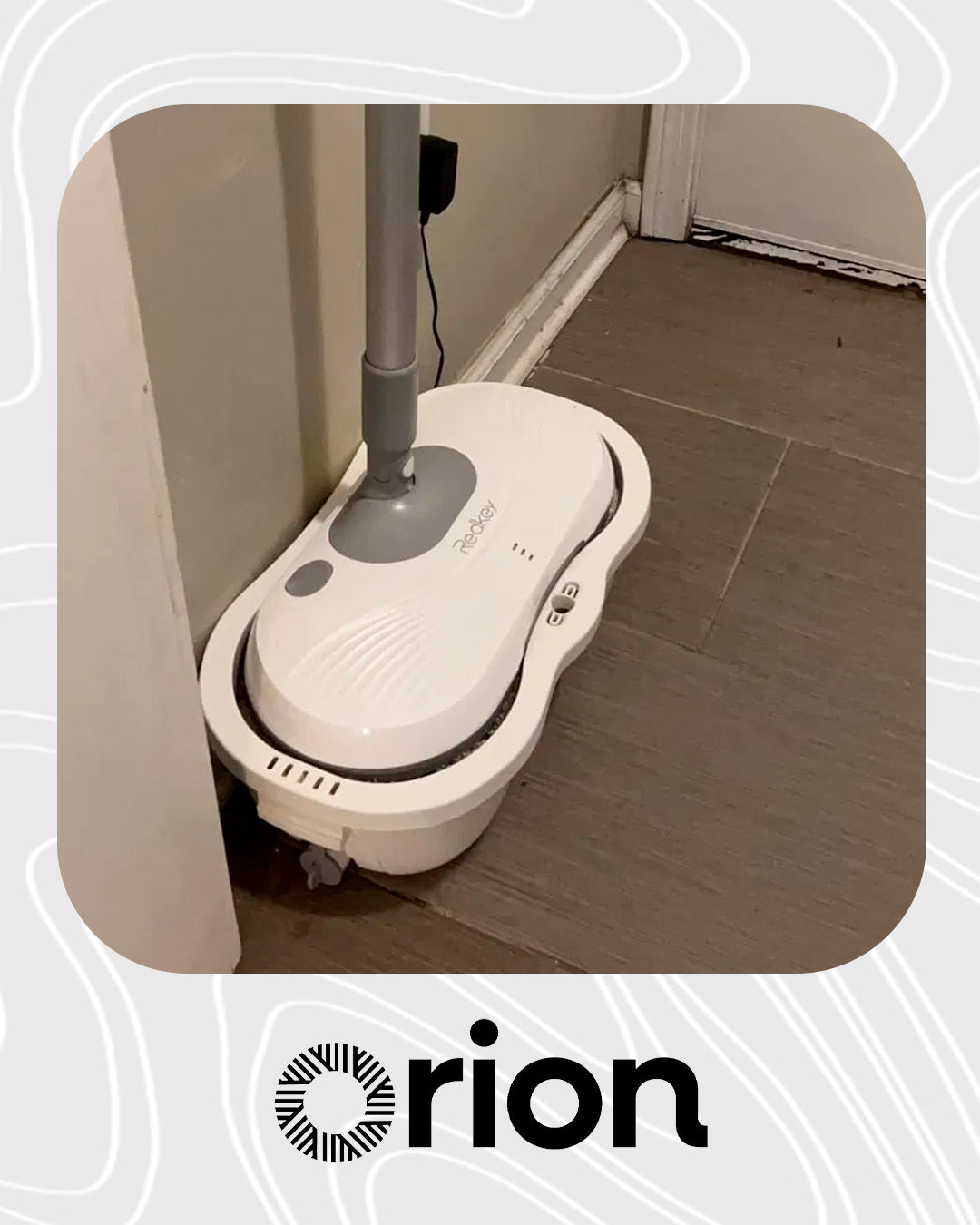 Mop Elétrico 2 em 1 Orion – Limpeza Eficiente e Prática para Sua Casa