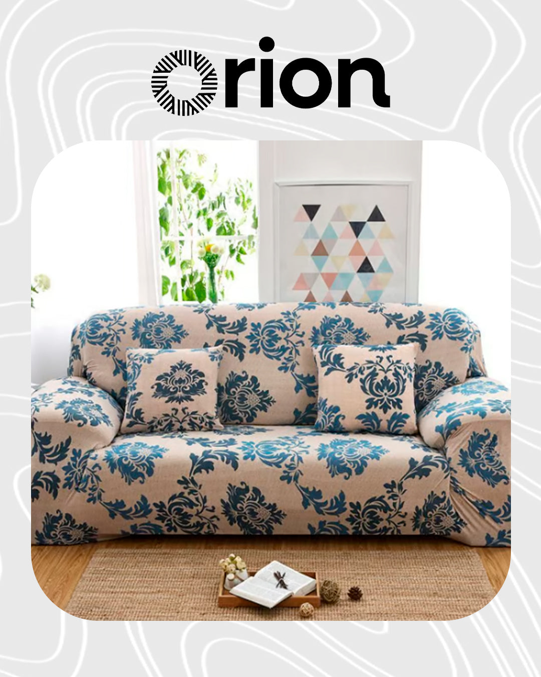 Conjunto Capa de Sofá Universal Impermeável + 4 Capas de Almofadas Premium