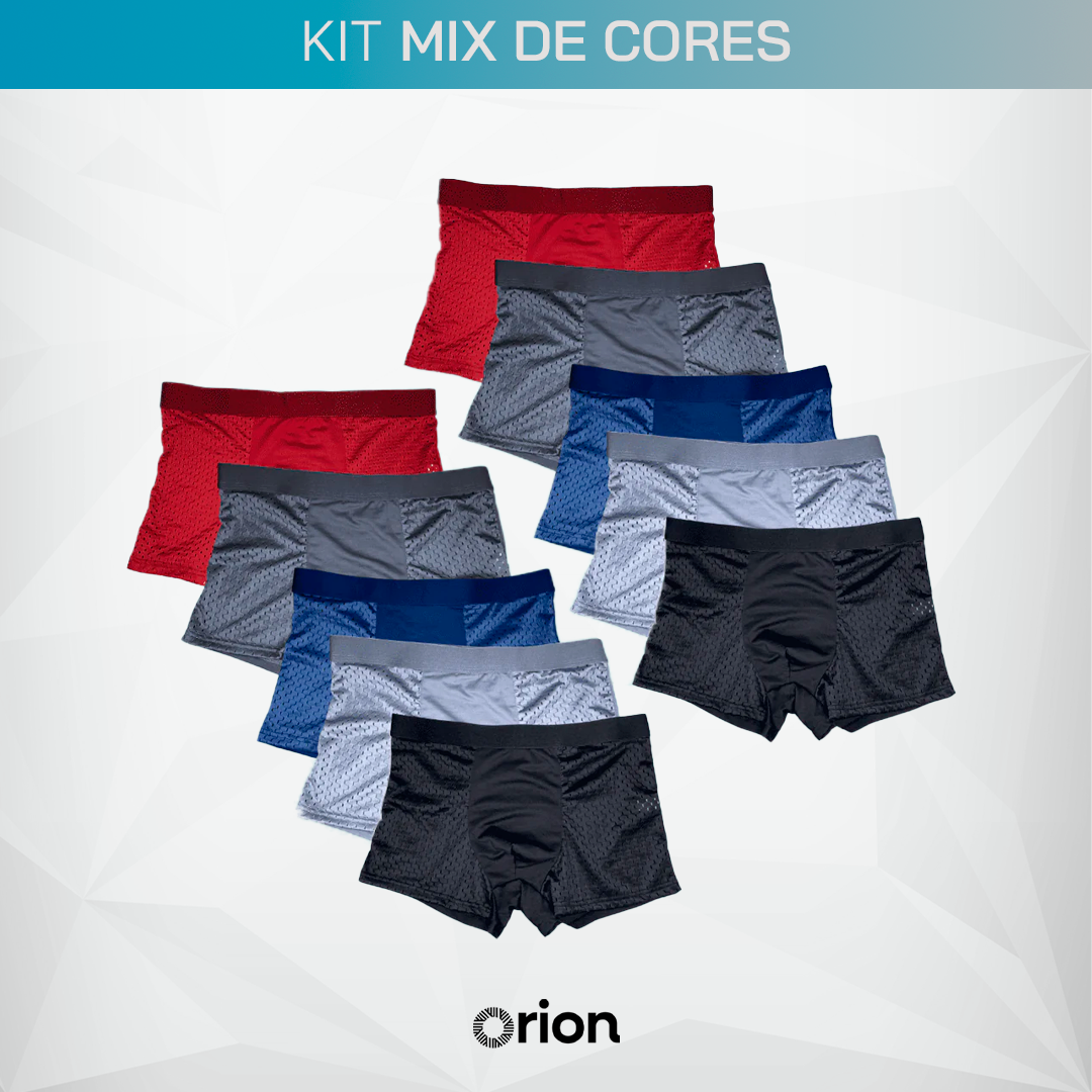 Kit Cueca Premium Respiráveis - Compre 4 e Leve 8