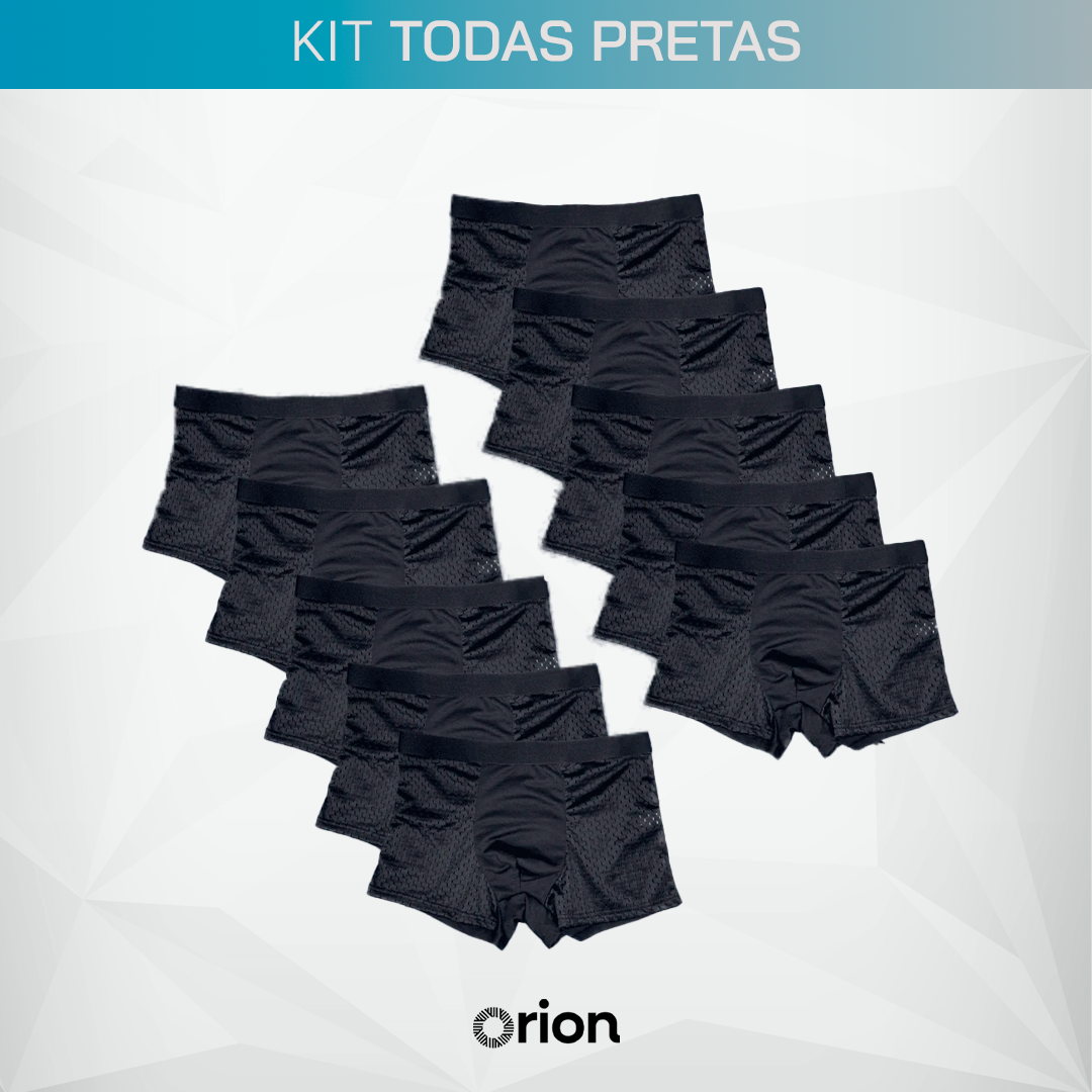 Kit Cueca Premium Respiráveis - Compre 4 e Leve 8
