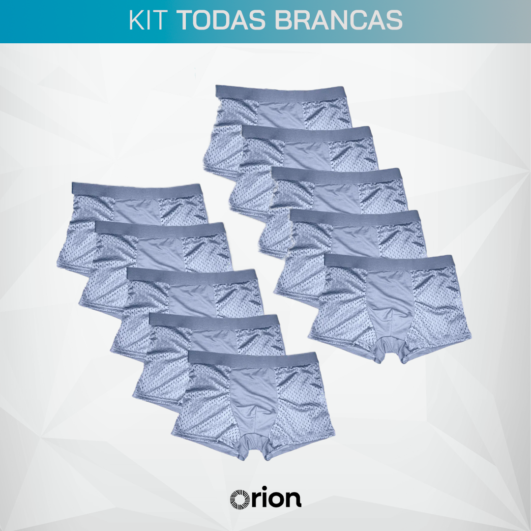 Kit Cueca Premium Respiráveis - Compre 4 e Leve 8