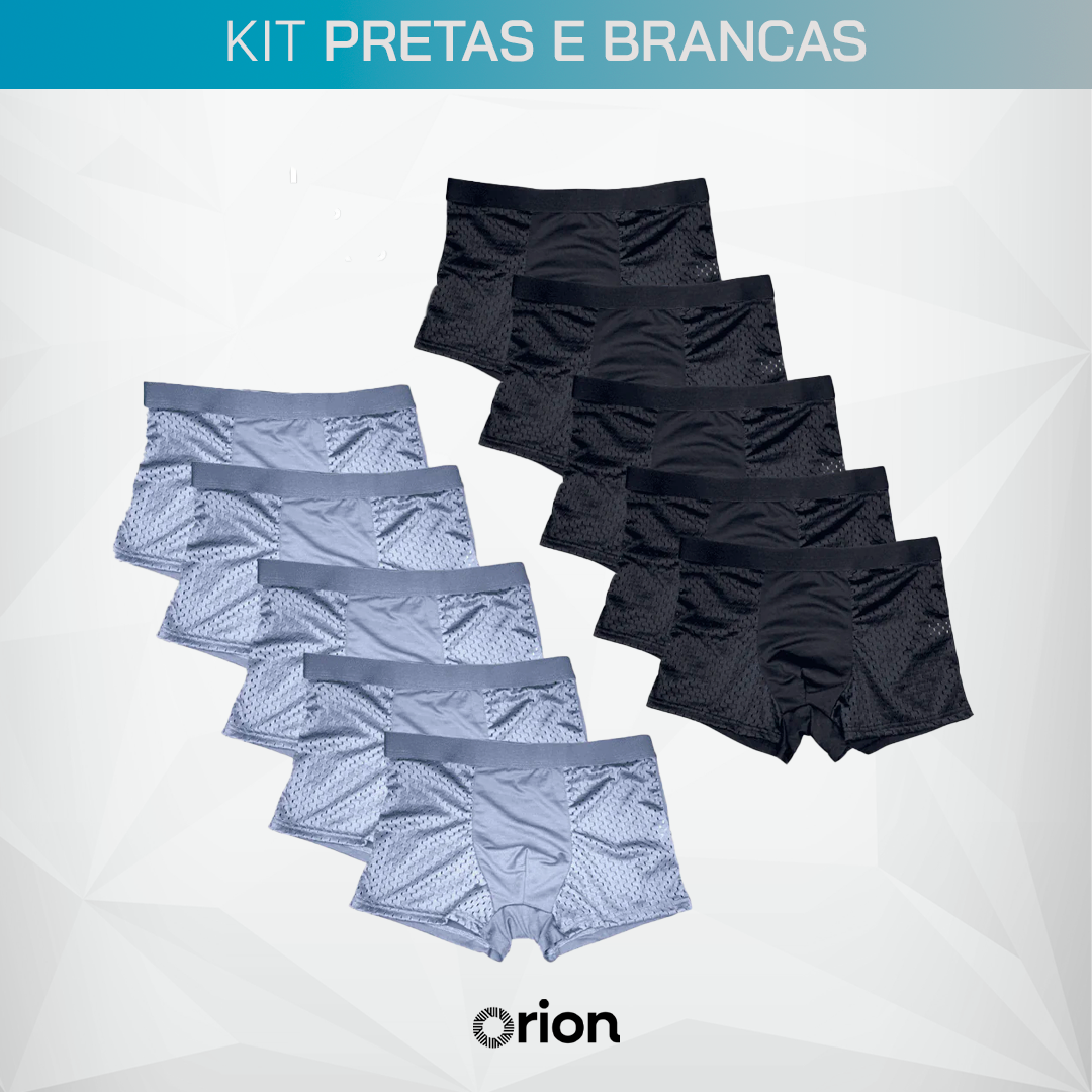 Kit Cueca Premium Respiráveis - Compre 4 e Leve 8